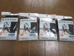 グンゼアクティブスタイル5本指黒25-27サイズ新品4足。のサムネイル