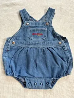 ミキハウス デニムオーバーオール　80 レトロ　サロペット　おまけ付き