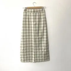 by muni:r パステルカラーチェックロングスカート　未使用品のサムネイル