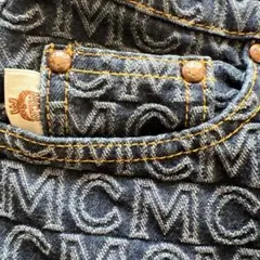 【希少/日本製】MCM 総柄 デニム 90s ヴィンテージ Y2K ウエスト61のサムネイル