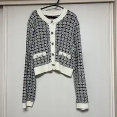 ツイード風トップス　INGNI 韓国系　スナ系　ワンホン系のサムネイル