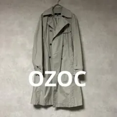 OZOC レディース トレンチコート ベルト付き