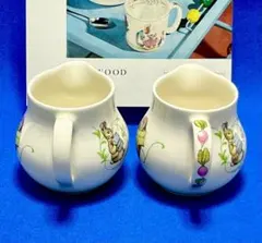 激レア☆エラー品☆セット☆ラインなしジャグ小☆WEDGWOOD☆ピーターラビット