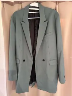 HARE グリーン ダブルブレストジャケット M