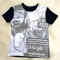 A/T 半袖 Tシャツ カットソー アート柄　Mサイズのサムネイル