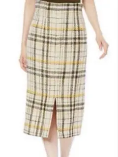 美品　ミラオーウェン Mila Owen コクーンツイードスカート　M