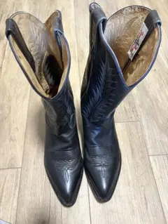 Tony Lama ウエスタンブーツ 黒 10E レザー 本革