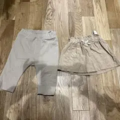 【90センチ】無印良品パンツ、西松屋スカート