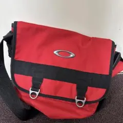oakley 90s 00s メッセンジャー ショルダー　メタルロゴ y2kのサムネイル