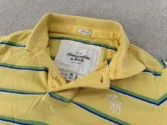 アバクロ/Abercrombie & Fitch イエロー　ポロシャツ M