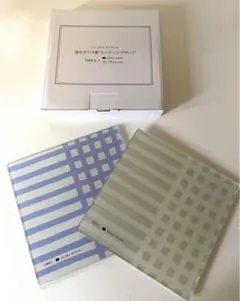 FANCL ストライプ ガラスまな板 2枚セット　カッティングボードのサムネイル