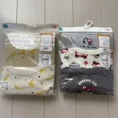 子ども　肌着　長袖 110サイズ 3枚組×2