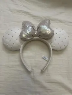 ディズニー　カチューシャ　ミニー　パール