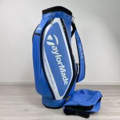 ★極美品★TaylorMade キャディバッグ 9.5型 ブルー ホワイトのサムネイル