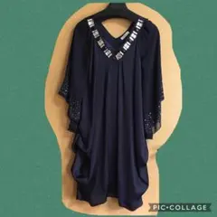 ESPRITMUR フレアスリーブ パーティドレス