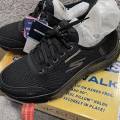 SKECHERS GOwalk ブラック スニーカー 24cm