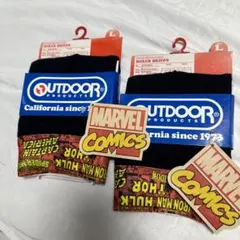 廃盤　アウトドア Outdoor MARVEL マーベル ロゴ　　L 2点のサムネイル