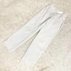 PLST プラステ　カジュアルパンツ　ホワイト　Sサイズ