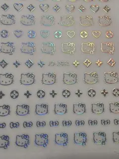 【在庫ラスト1枚】ネイルシール　サンリオ　ハローキティ　ホログラム