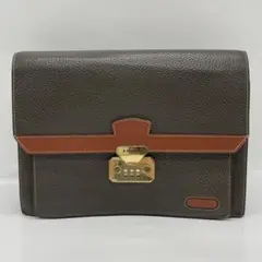 BN5918●a.testoni ア テストーニ レザー クラッチバッグ