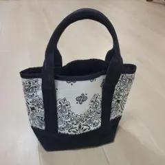 LOWRYS FARM ローリーズファーム​ ペイズリー柄 ミニトートバッグ