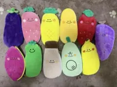 ダイソー 野菜 果物 ペンケース ポーチ 11点セットのサムネイル