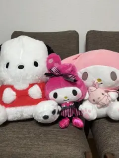 ポチャッコ　マイメロディぬいぐるみ3セット