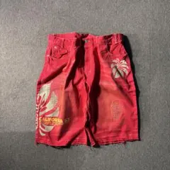 00s body glove OLD SURF バギーショーツ 極太 赤のサムネイル