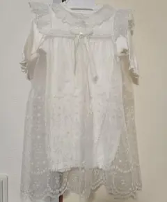 【美品】ホワイト ベビードレスセット