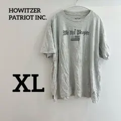 ロゴ✨️HOWITZER PATRIOT INC.【XL】Tシャツ グレー 半袖