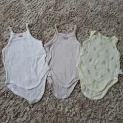 ベビー用ロンパース下着　３枚セット