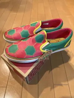 デッドストック VANS サッカーボール風スリッポン