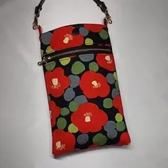 【セール】スマホポーチ　ハンドメイドスマホポーチ　ポーチ　和柄