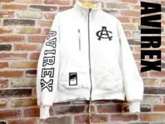 【アヴィレックス】フリースライニングジップアップスウェット#588