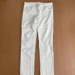 GAP リアルストレート ホワイトデニム 28インチ