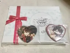 ヴォックス・アクマ ホワイトデーギフトハート型缶バッジ
