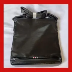 【OZA WAPI】黒 合成皮革 バッグ(3-6)