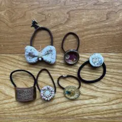 ヘアゴム 6個セット デザイン多様