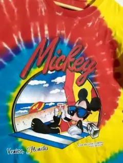 激レア　ミッキーマウスTシャツ　タイダイ