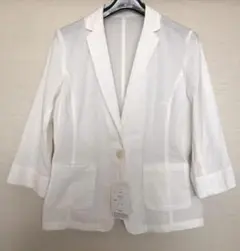 新品　JURIAE 薄手ジャケット 白