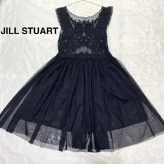 JILL STUART ジルスチュアート　 レース切り替えチュールワンピース