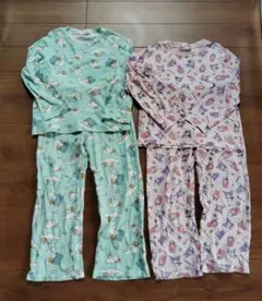 シナモロール・マイメロディ パジャマセット 120センチ