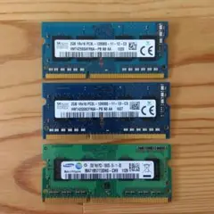SK hynix/Samsung メモリ2GBx3枚 DDR3【送料無料】