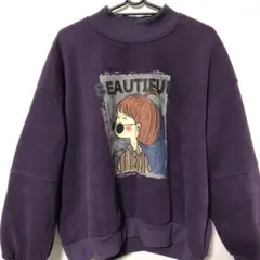 古着　長袖トレーナー　フリーサイズ？