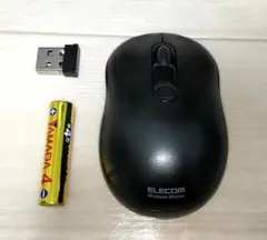 ELECOM ワイヤレスマウス M-DY10DR ブラック 静音 S