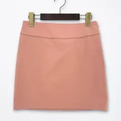 美品 M.deux エムドゥ ミニスカート タイトスカート ピンク くすみピンクのサムネイル