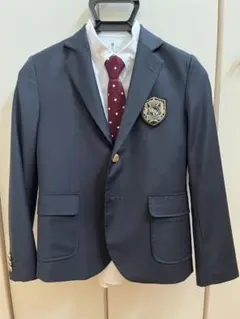 comme ca ism コムサ150cm　ブレザー 白BDシャツ&ネクタイ付き