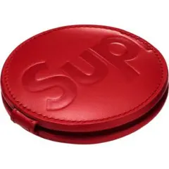 supreme シュプリーム レザー ポケット ミラー ブラック 黒 25 SS