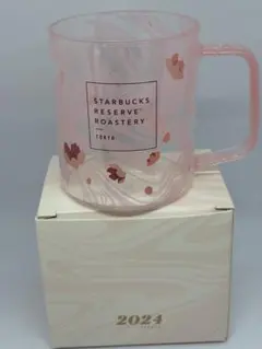 スタバ　リザーブロースタリー ハンドルグラスさくら2024 355ml