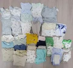 ベビー服 肌着 まとめ売り 70から90 男の子 45点セット